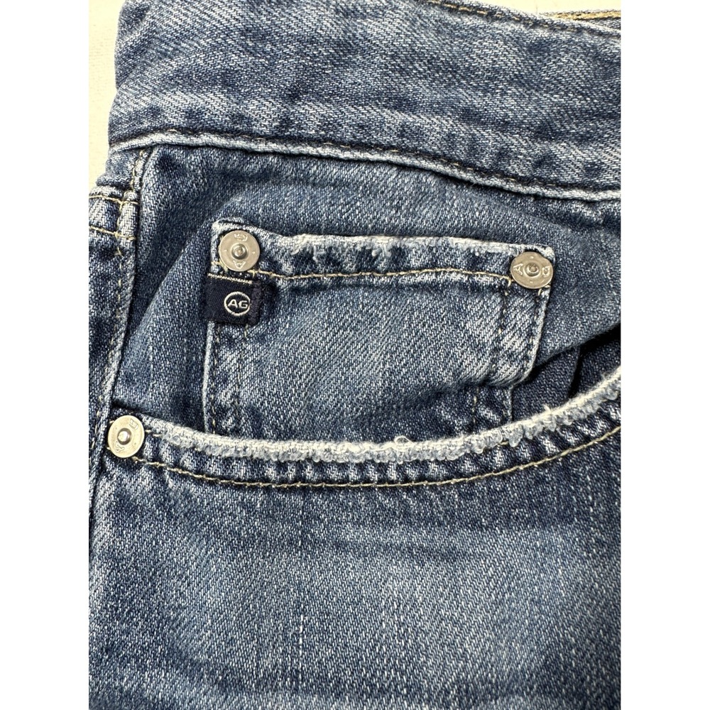 AG Adriano Goldschmied The Piper Crop Jeans Sz 29 Blue Slouchy Slim Capri USA - Picture 12 of 12